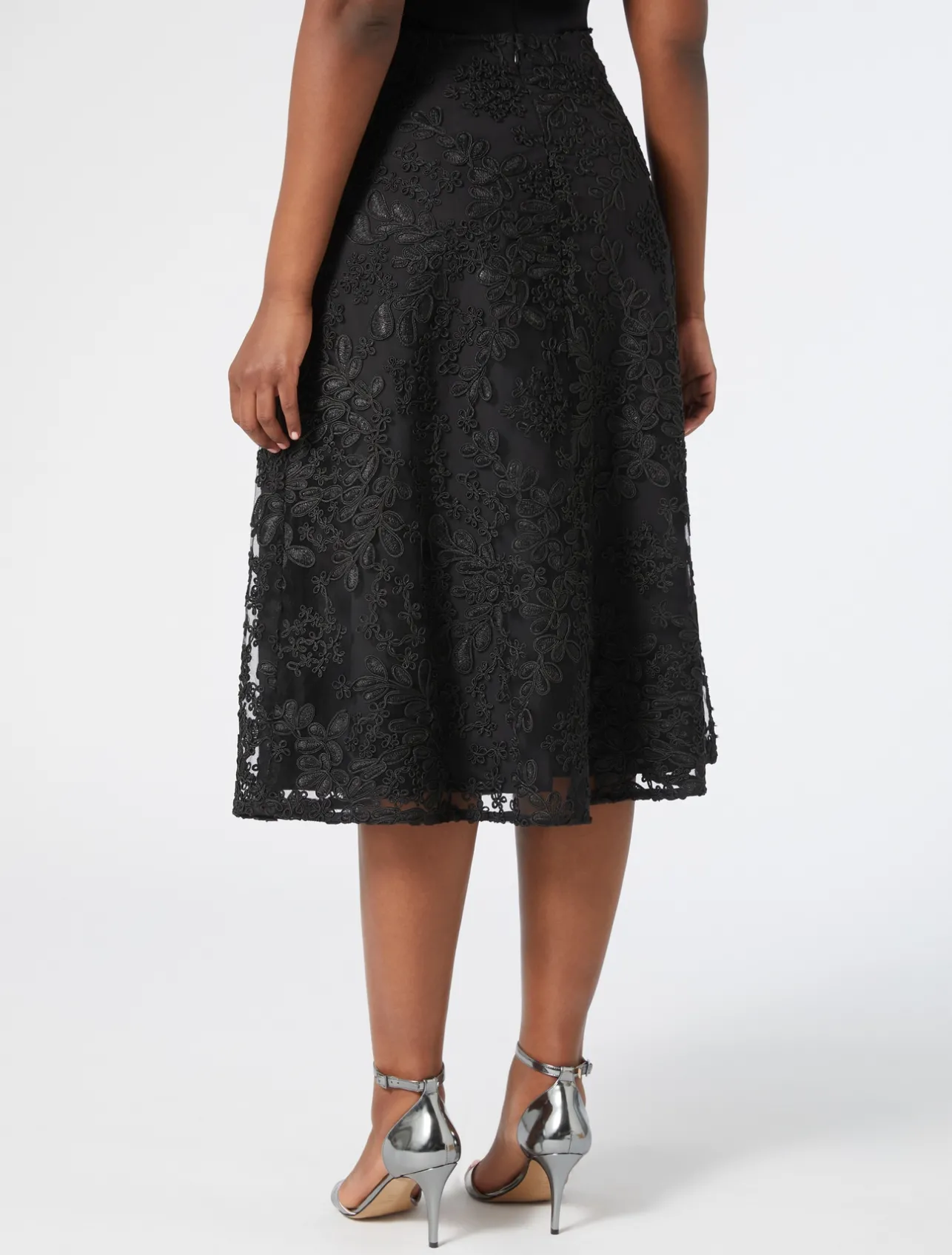 Gonna in tulle ricamato*Marina Rinaldi Discount
