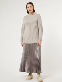 Gonna lunga in raso plissé*Marina Rinaldi Discount