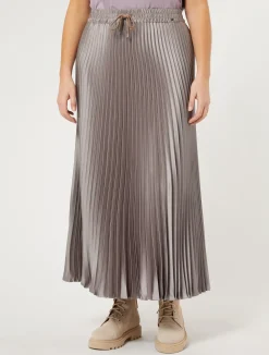 Gonna lunga in raso plissé*Marina Rinaldi Discount