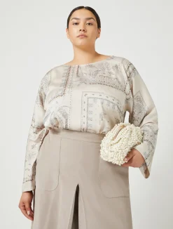 Gonna pantalone in velluto*Marina Rinaldi Discount