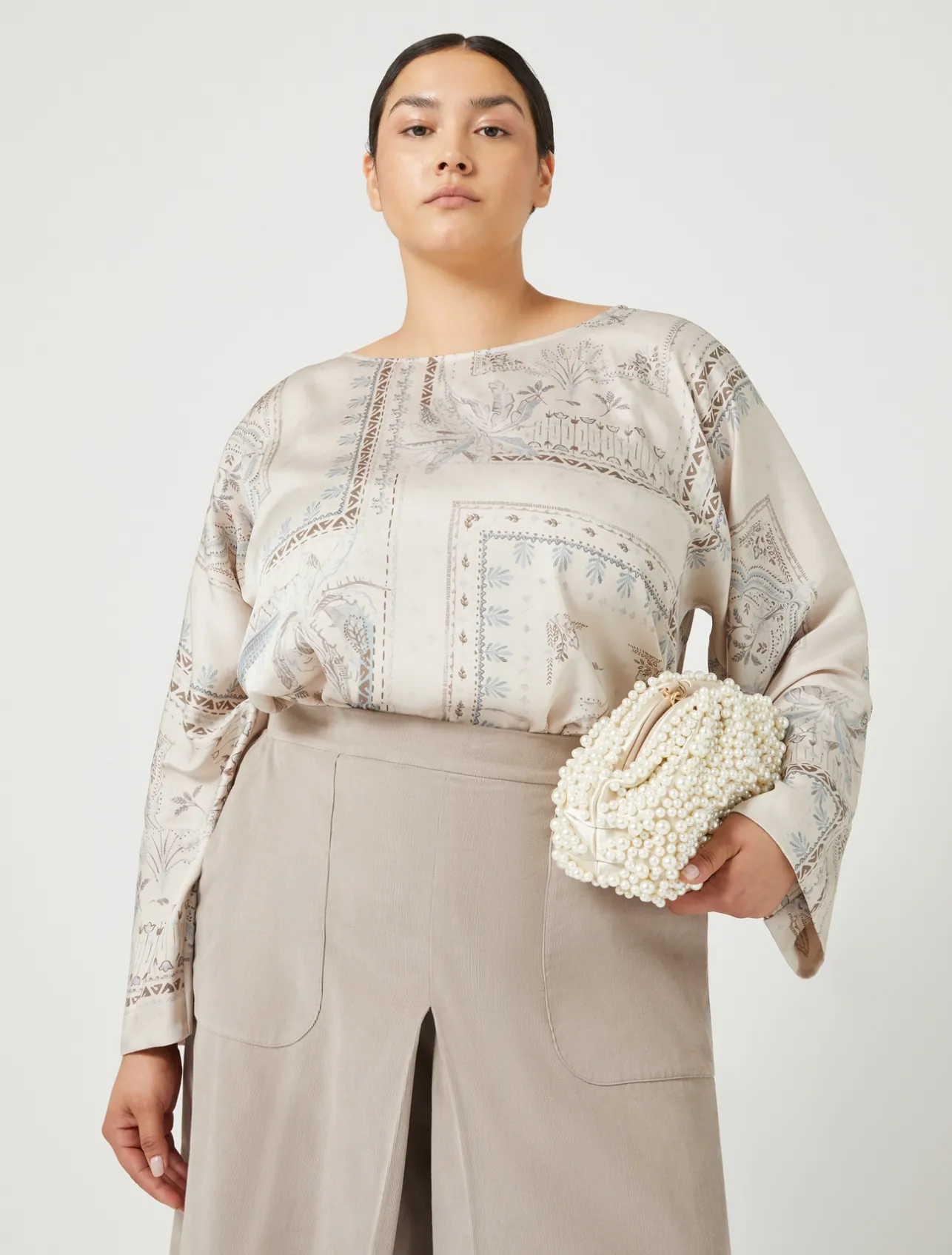 Gonna pantalone in velluto*Marina Rinaldi Discount