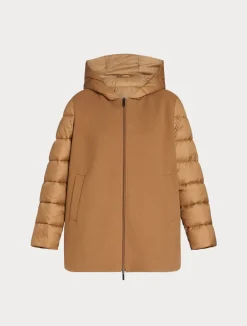 Imbottito in panno jersey e tela di nylon antigoccia*Marina Rinaldi New