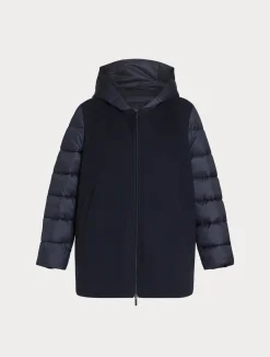 Imbottito in panno jersey e tela di nylon antigoccia*Marina Rinaldi Hot