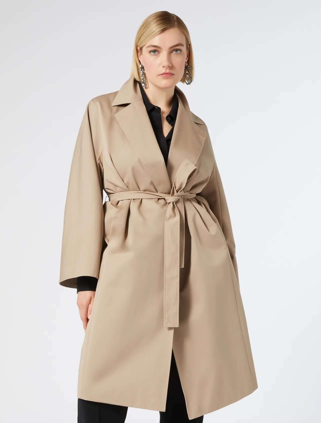Impermeabile in gabardina di cotone*Marina Rinaldi Fashion