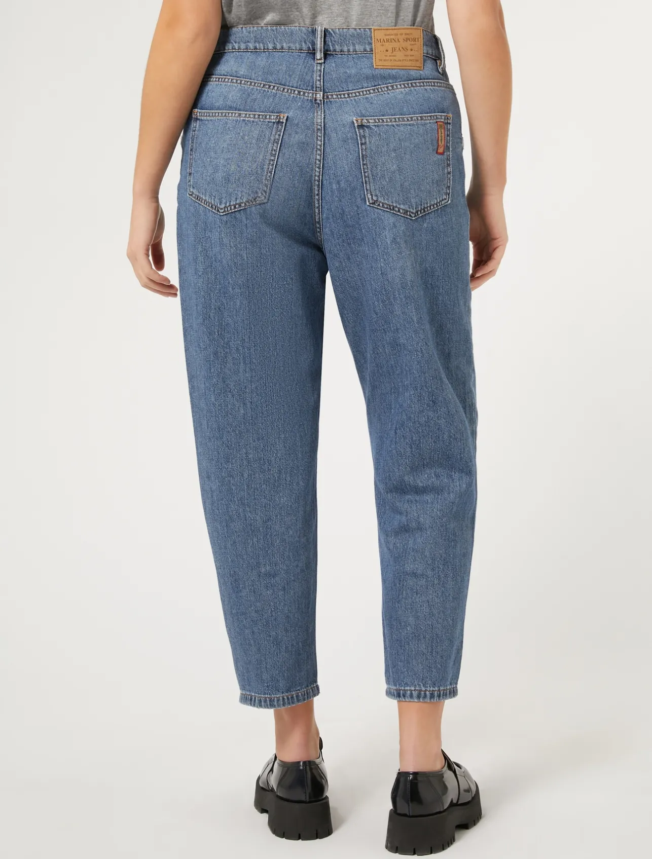 Jeans boyfriend in denim ricamato*Marina Rinaldi Clearance