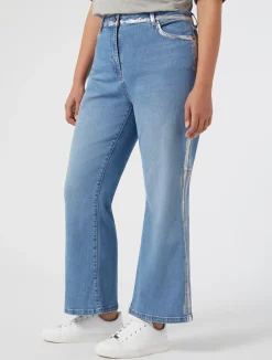 Jeans flare in denim*Marina Rinaldi Clearance