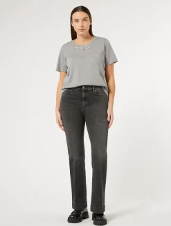 Jeans flare in denim stretch*Marina Rinaldi Discount