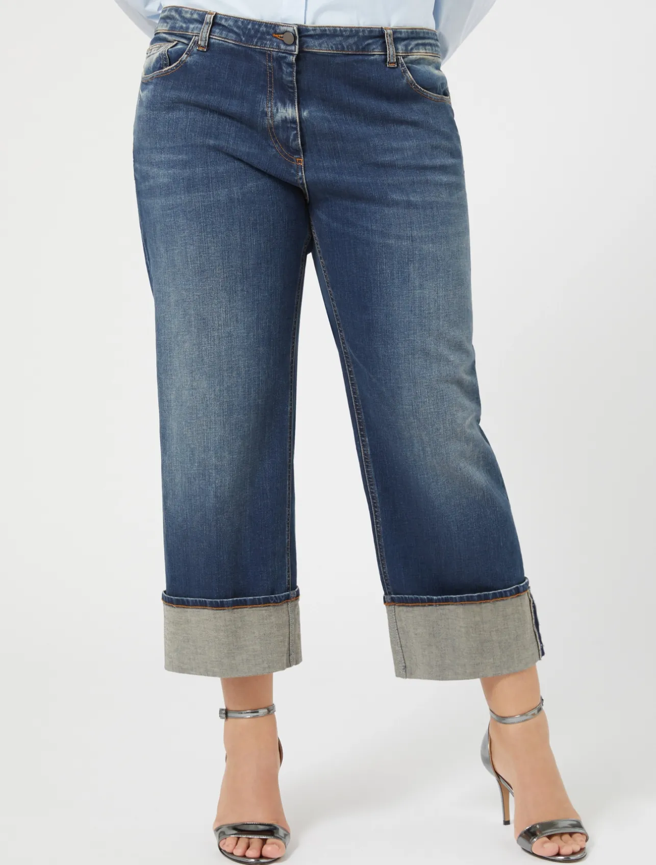 Jeans in denim di cotone*Marina Rinaldi Online