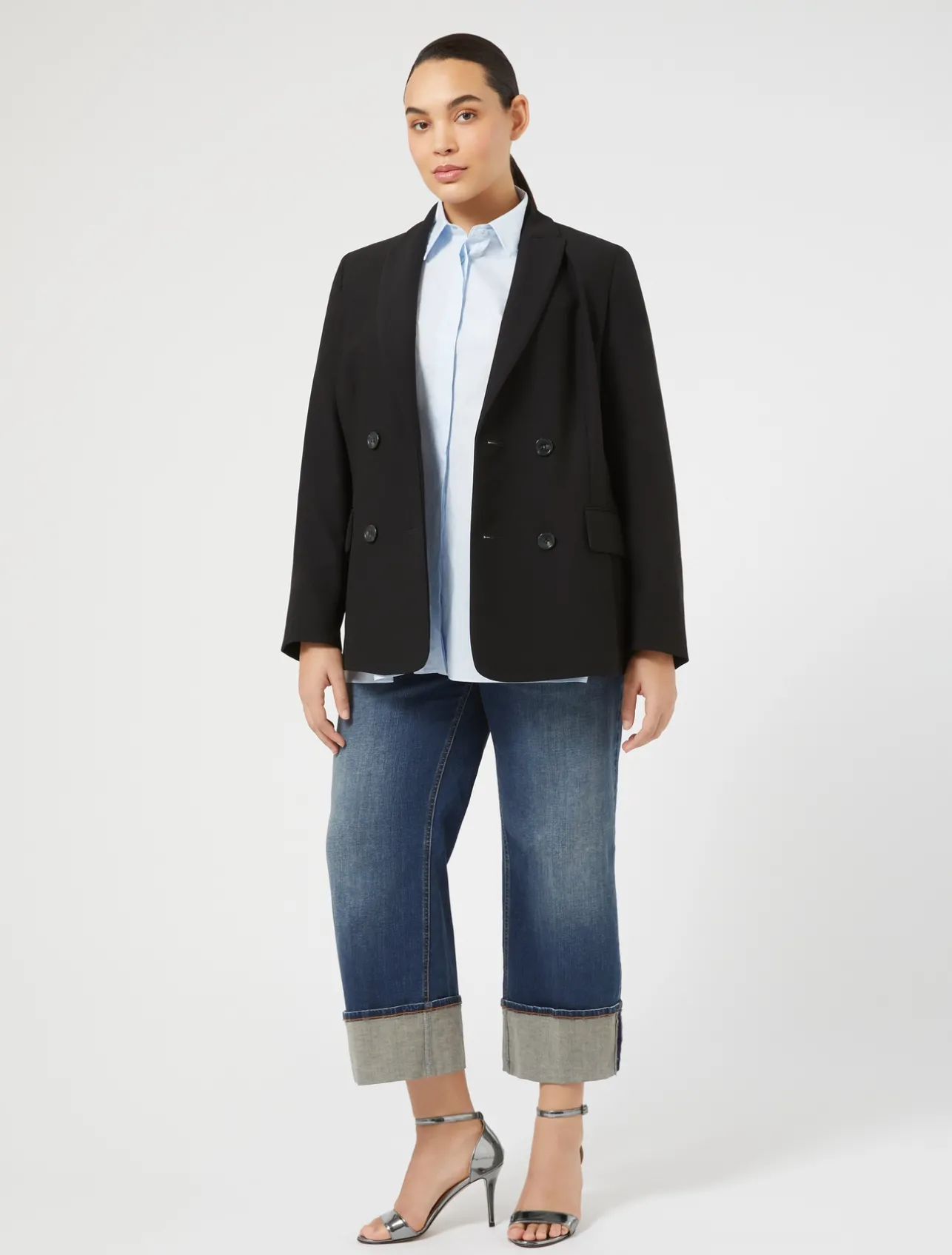 Jeans in denim di cotone*Marina Rinaldi Online