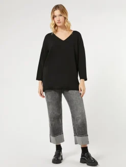 Jeans in denim di cotone*Marina Rinaldi Outlet