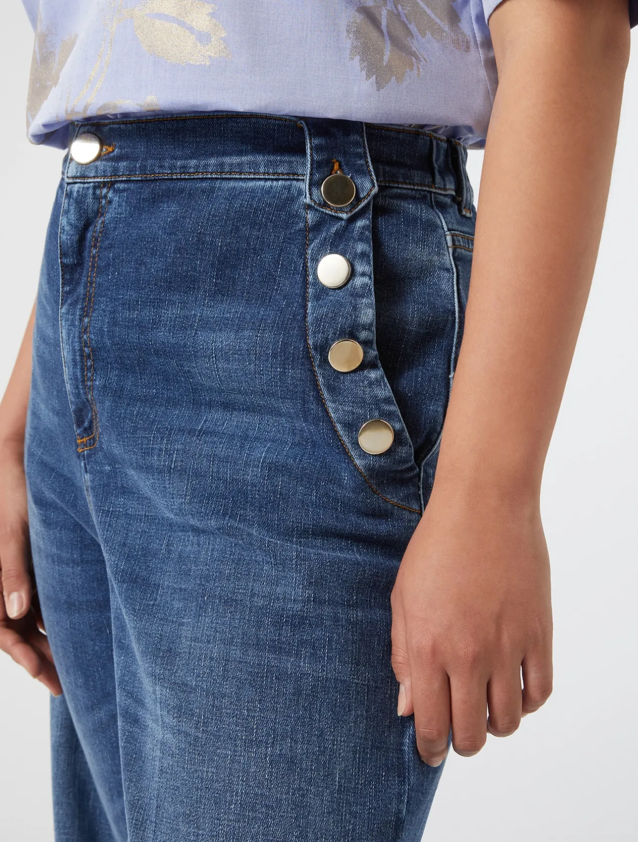 Jeans in denim di cotone*Marina Rinaldi Outlet