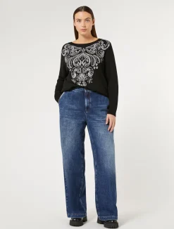 Jeans in denim di misto cotone*Marina Rinaldi New