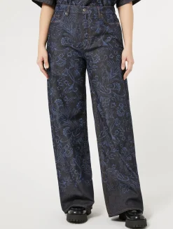 Jeans in denim laserato*Marina Rinaldi Fashion