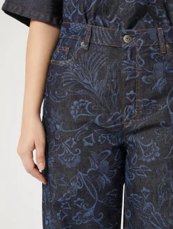Jeans in denim laserato*Marina Rinaldi Fashion