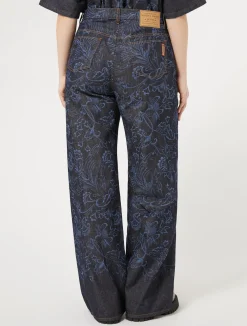 Jeans in denim laserato*Marina Rinaldi Fashion