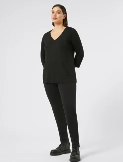 Jeans leggings fit in jersey denim*Marina Rinaldi Fashion