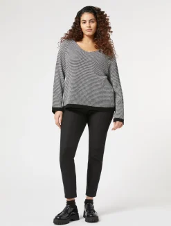 Leggings in denim di cotone stretch*Marina Rinaldi Outlet
