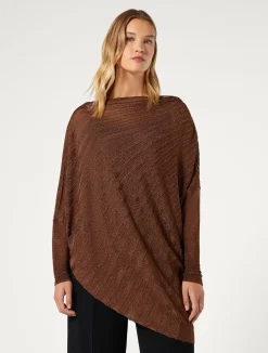 Maglia asimmetrica a coste*Marina Rinaldi Outlet
