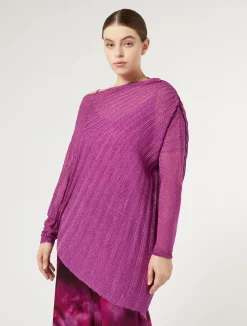 Maglia asimmetrica a coste*Marina Rinaldi Fashion