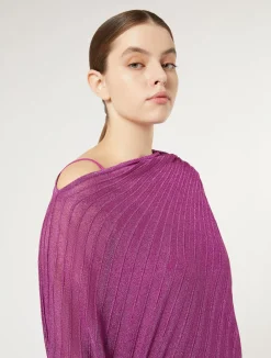 Maglia asimmetrica a coste*Marina Rinaldi Fashion