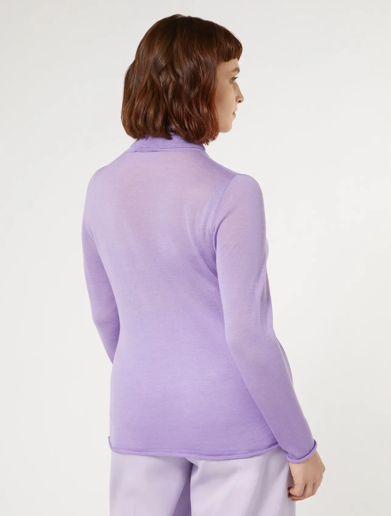 Maglia dolcevita in seta e cachemire*Marina Rinaldi Outlet