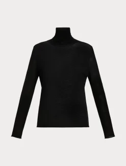 Maglia dolcevita in seta e cachemire*Marina Rinaldi New