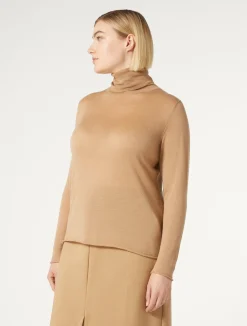 Maglia dolcevita in seta e cachemire*Marina Rinaldi New