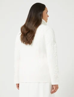 Maglia in cotone con ricami*Marina Rinaldi Fashion