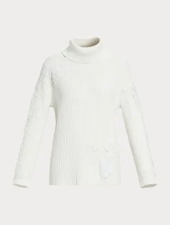 Maglia in cotone con ricami*Marina Rinaldi Fashion