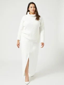 Maglia in cotone con ricami*Marina Rinaldi Fashion