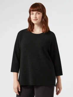 Maglia in cotone crêpe*Marina Rinaldi Outlet