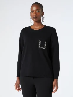 Maglia in lana, seta e cachemire*Marina Rinaldi Discount