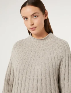 Maglia in misto cachemire a trecce*Marina Rinaldi Sale