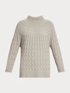 Maglia in misto cachemire a trecce*Marina Rinaldi Sale