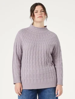 Maglia in misto cachemire a trecce*Marina Rinaldi Best