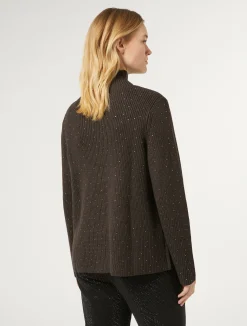 Maglia in misto lana con strass*Marina Rinaldi Discount