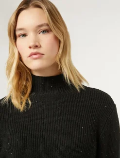 Maglia in misto lana con strass*Marina Rinaldi Sale