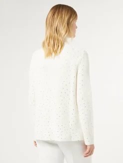 Maglia in misto lana con strass*Marina Rinaldi New