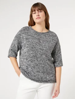 Maglia in misto lana mouliné*Marina Rinaldi Fashion
