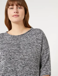 Maglia in misto lana mouliné*Marina Rinaldi Fashion