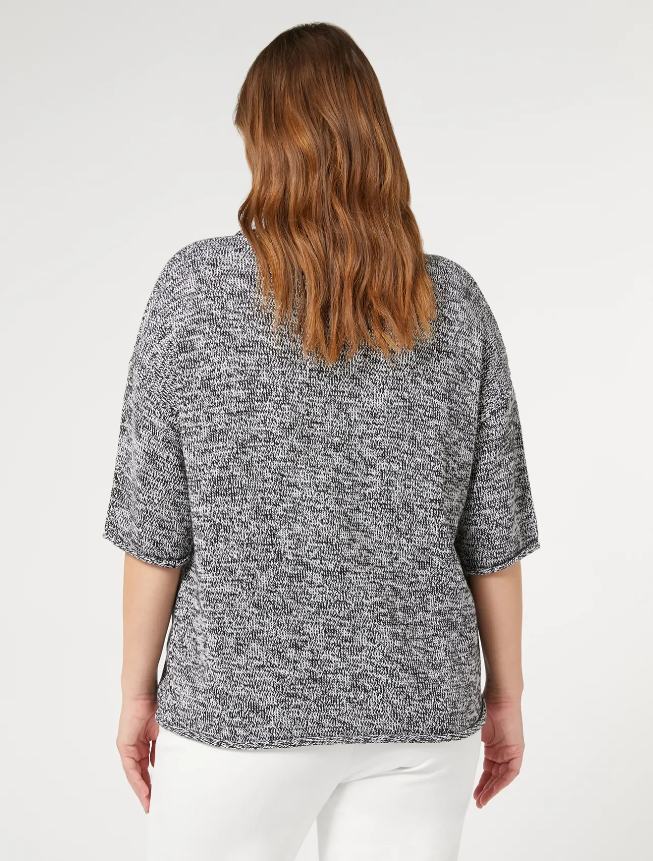 Maglia in misto lana mouliné*Marina Rinaldi Fashion