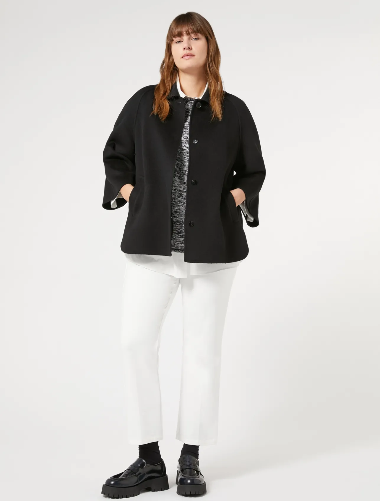 Maglia in misto lana mouliné*Marina Rinaldi Fashion