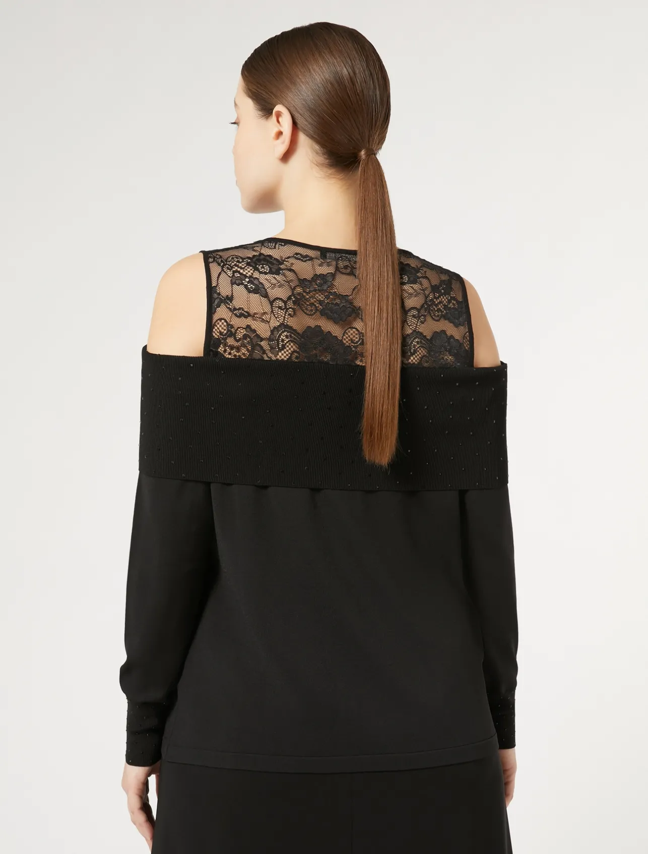 Maglia in viscosa con ricamo*Marina Rinaldi Hot
