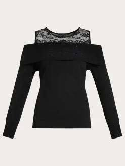 Maglia in viscosa con ricamo*Marina Rinaldi Hot
