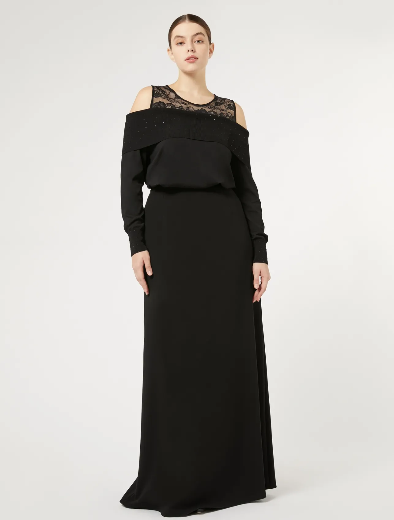 Maglia in viscosa con ricamo*Marina Rinaldi Hot