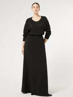Maglia in viscosa con ricamo*Marina Rinaldi Best