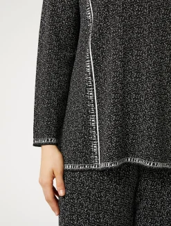Maglia in viscosa jacquard*Marina Rinaldi Outlet