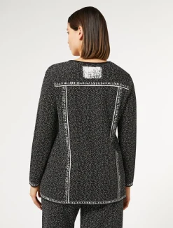 Maglia in viscosa jacquard*Marina Rinaldi Outlet