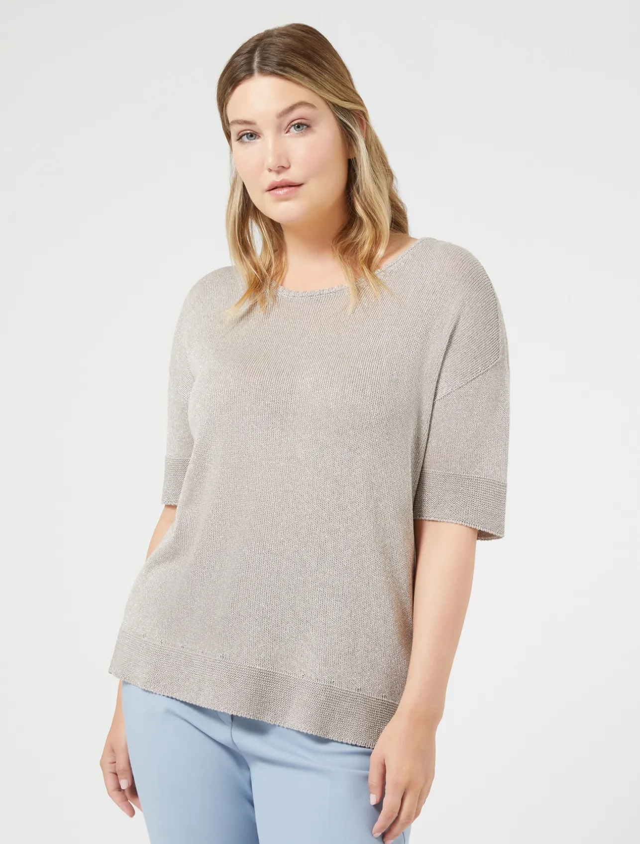 Maglia in viscosa lurex*Marina Rinaldi Outlet