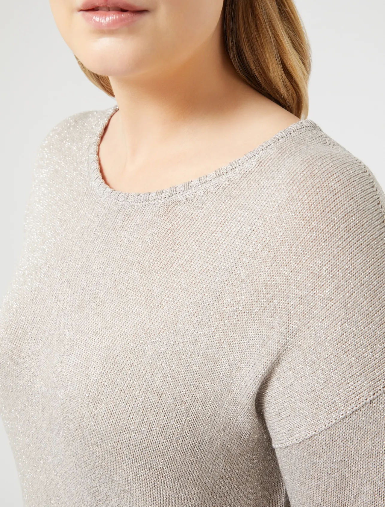 Maglia in viscosa lurex*Marina Rinaldi Outlet